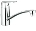 Sp&uuml;ltischmischer Grohe Eurosmart Cosmopolitan Schwenkauslauf, Ausladung 226 mm,