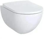 Wand-Tiefsp&uuml;l-WC Geberit Acanto 350 x 510 x 335 mm, sp&uuml;lrandlos, mit Kera-Tect,