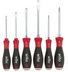 Wiha SoftFinish&reg; Schlitz/ Kreuzschlitz-Set 6-teilig - 530 HK6 - Durchgehende