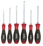 Wiha SoftFinish&reg; Schlitz/Kreuzschlitz-Set 6-teilig - 308 HK6 - Sechskantklingen -