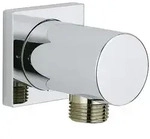 Wandanschlussbogen Grohe Rainshower Au&szlig;engewinde mit eckiger Rosette, chrom -