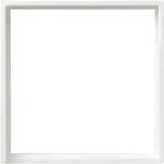 Adapterrahmen 50 x 50 GIRA System 55 Reinwei&szlig;-gl&auml;nzend