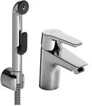Waschtischmischer Hansa Hansapolo mit Funktionsbrause, Ausladung 103 mm, chrom -