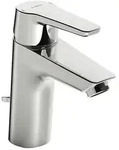 Waschtischmischer Hansa Hansapolo, Niederdruck, + CU-Rohr, Ausladung 103 mm, mit