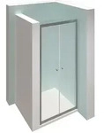 Pendelt&uuml;r H&uuml;ppe Alpha 2 Profil silber matt, Glas 5 mm, 974-1020 mm - A25105087321