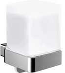 Fl&uuml;ssigseifenspender emco loft, mit St&uuml;lpbecher, chrom - 052100103