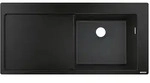 Einbausp&uuml;le Hansgrohe 450 1 Becken rechts 450 x 400 mm, graphitschwarz - 43314170