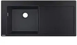 Einbausp&uuml;le Hansgrohe 450 1 Becken links 450 x 400 mm, graphitschwarz - 43330170