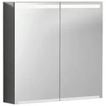 Spiegelschrank Geberit Option mit LED-Beleuchtung, 2 T&uuml;ren, 750 x 700 x 150 mm -