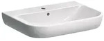 Waschtisch Geberit Smyle, 650 x 170 x 480 mm, wei&szlig; - 500230011