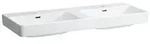 Doppelwaschtisch Laufen Pro S 1300 x 175 x 465 mm, 2 Hahnl&ouml;cher, mit &Uuml;berlauf,