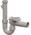 KESSEL R&uuml;ckstauverschluss Staufix Siphon Kunststoff DN 50 - 73052