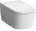 Dusch-WC VitrA V-Care 1.1 Basic, Wand-Tiefsp&uuml;l-WC, sp&uuml;lrandlos + WC-Sitz,...