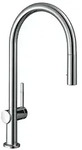 Sp&uuml;ltischmischer Hansgrohe 210 Talis M54 herausziehbare Geschirrbrause, Ausladung