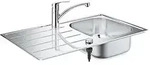 Sp&uuml;len-Bundle Grohe Eurosmart Edelstahlsp&uuml;le K200 & Sp&uuml;ltischmischer Eurosmart -