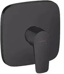 Unterputz-Brausemischer Hansgrohe Talis E, Rosette 155 x 155 mm, schwarz matt -