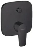 Unterputz-Wannenmischer Hansgrohe Talis E, Rosette 155 x 155 mm, schwarz matt -