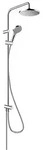 Brause-System Hansgrohe 200 Vernis Blend Reno Handbrause + Kopfbrause &Oslash; 205 mm,