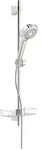 Brause-Set Hansabasicjet Style Brausestange 764 mm, 3 Strahlarten, chrom - 44770131