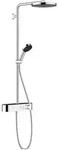 Brause-System Hansgrohe Pulsify 260 1jet Handbrause, Kopfbrause Ø 260 mm und Brause-System Hansgrohe Pulsify 260 1jet Handbrause, Kopfbrause Ø 260 mm und