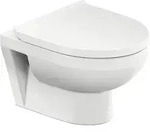 Wand-Tiefsp&uuml;l-WC Duravit No.1 Compact, sp&uuml;lrandlos, Ausladung 480 mm, wei&szlig; -