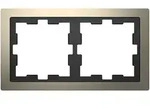 D-Life Metallrahmen, 2-fach, Nickelmetallic