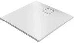 Duschwanne H&uuml;ppe EasyFlat 1000 x 52 x 1000 mm, Mineralguss, wei&szlig; matt - EF0102083