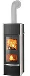 Kaminofen Oranier Hektos Aqua, wasserf&uuml;hrend, Keramik Namib / Stahl schwarz, 10,5 kW