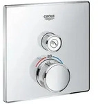 Unterputz-Thermostat Grohe Grohtherm SmartControl mit 1 Absperrventil, chrom -