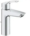 Waschtischmischer Grohe Eurosmart M-Size, Ausladung 121 mm, mit Zugstange, chrom -