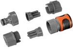 Gardena Schlauch-Regner-Anschlussset, Anschlussarmaturen f&uuml;r Schlauchanfang - und