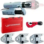 ROTHENBERGER ROMAX AC Eco Pressmaschine 230 V inkl. System-Box, Pressbacken V...