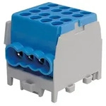Hauptleitungs-Abzweigklemme - blau, 2x Eingang 25 mm2 6x Ausgang 16 mm2, 1-polig