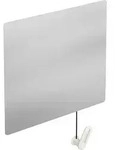 Kippspiegel Hewi Serie 801, 600 x 540 mm, reinwei&szlig; - 801.01.100 99
