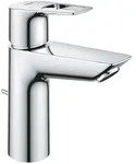 Waschtischmischer Grohe Bauloop M-Size, Ausladung 106 mm, mit Zugstange, chrom -