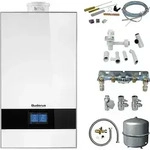 Buderus GB182i.2 Logaplus Gas-Brennwert Paket W42S wei&szlig; mit Regelung BC400 -...