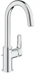 Waschtischmischer Grohe Eurosmart L-Size, Ausladung 140 mm, mit Zugstange, chrom -