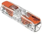 Wago Durchgangsverbinder mit Hebel 221-2411, 60 St&uuml;ck, Deckelfarbe transparent -