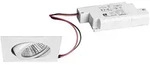 Brumberg LED Einbaustrahler, 230V, 6W, 3000K, 640 lm eckig, wei&szlig;, dimmbar - mit