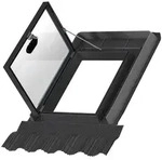 Kunststoff Velux Ausstiegsfenster GVT 103 f&uuml;rs Kaltdach inklusive