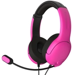 PDP Nebula Kopfh&ouml;rer Kabelgebunden Kopfband Gaming Schwarz, Pink