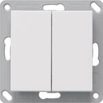 GIRA 246203 BT Wandsender 2fach System 55 Reinwei&szlig; gl&auml;nzend