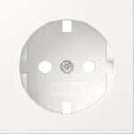 GIRA 492027 Abdeckung SCHUKO-Steckdose System 55 Reinwei&szlig; seidenmatt
