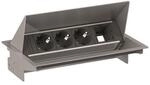 Bachmann CONEO Set Einbaurahmen 900.400 u.4-fach Steckdosenleiste