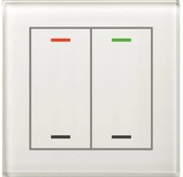 MDT BE-GTL20W.01 Glastaster II Light 2fach RGB-W Wei&szlig; Neutral