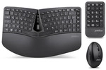 Perixx PERIDUO-606A DE, 3-in-1 Tastatur- und Maus-Set, kabellos, ergonomisch
