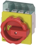 Siemens 3LD21031TL53 Not-Ausschalter 4p 25A 400V 9,5kW Frontbef. 4lochbef.