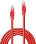LINDY Patchkabel Cat6 U/UTP Basic rot 0.50m