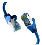 RJ45 PATCHKABEL mit CAT7 ROHKABEL BLAU 2m, S/FTP PIMF Netzwerkkabel LAN DSL