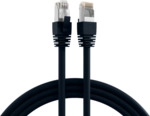 RJ45 Patchkabel Cat.8.1 S/FTP LSZH, BC schwarz 2m